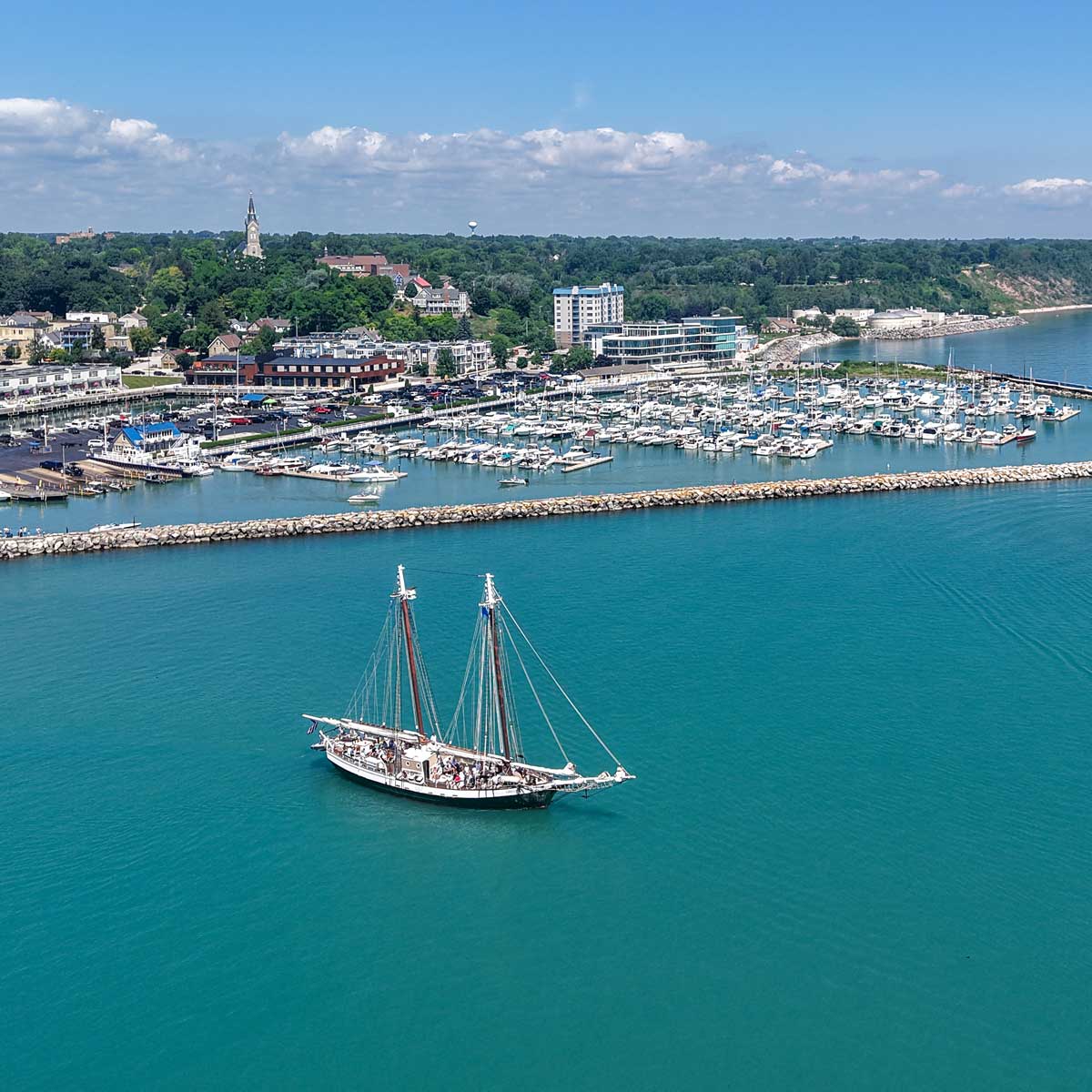 Tall_Ships_Port_Washington_250727_DJI_20250727120117_0544_D Sailboat on Lake Michigan