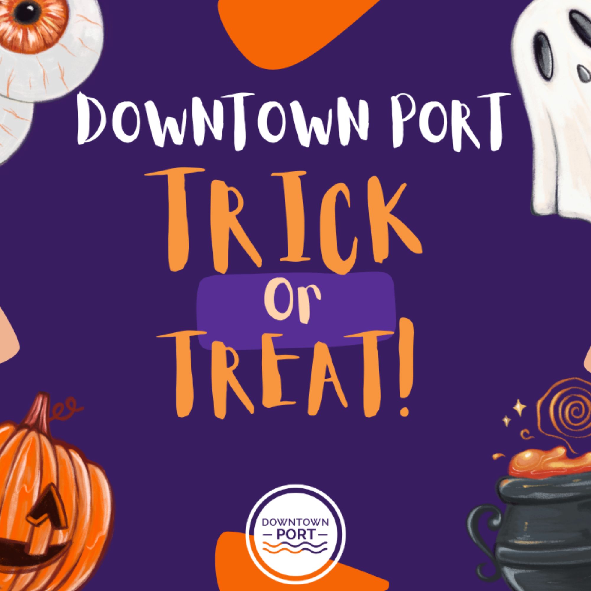 Halloween, downtown Port Washington, Trick or Treat