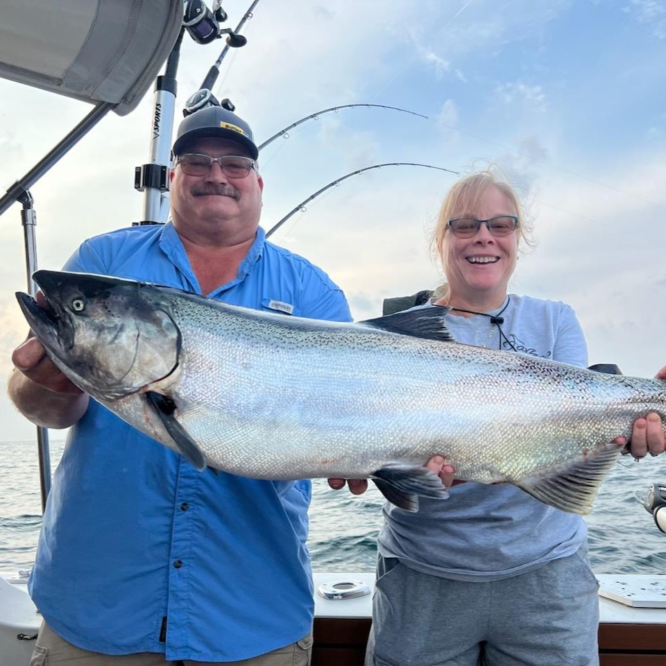 Square Charter Fishing Nolan's Top Charter - can use Large salmon caught on a fishing charter