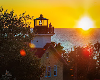 Brian Slawson credit - Lighthouse at sunrise
