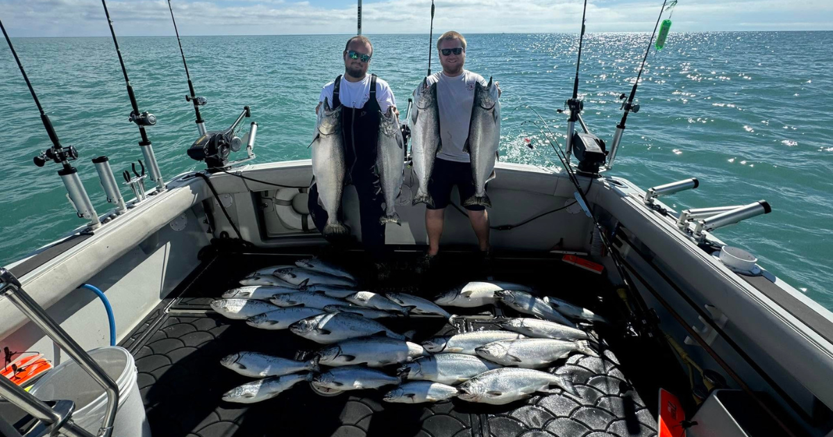6 Catch limit on a Port Washington charter fishing trip