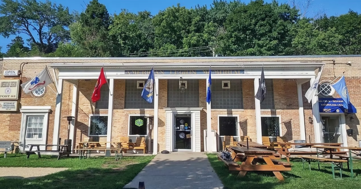 Exterior of Van-Ells Schanen American Legion Post 82 in Port Washington, WI