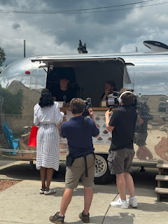 BTS What's Brewing WI 3 Anchor Stephanie Brown of What's Brewing Wisconsin at Frankie's Ice Cream in Port Washington