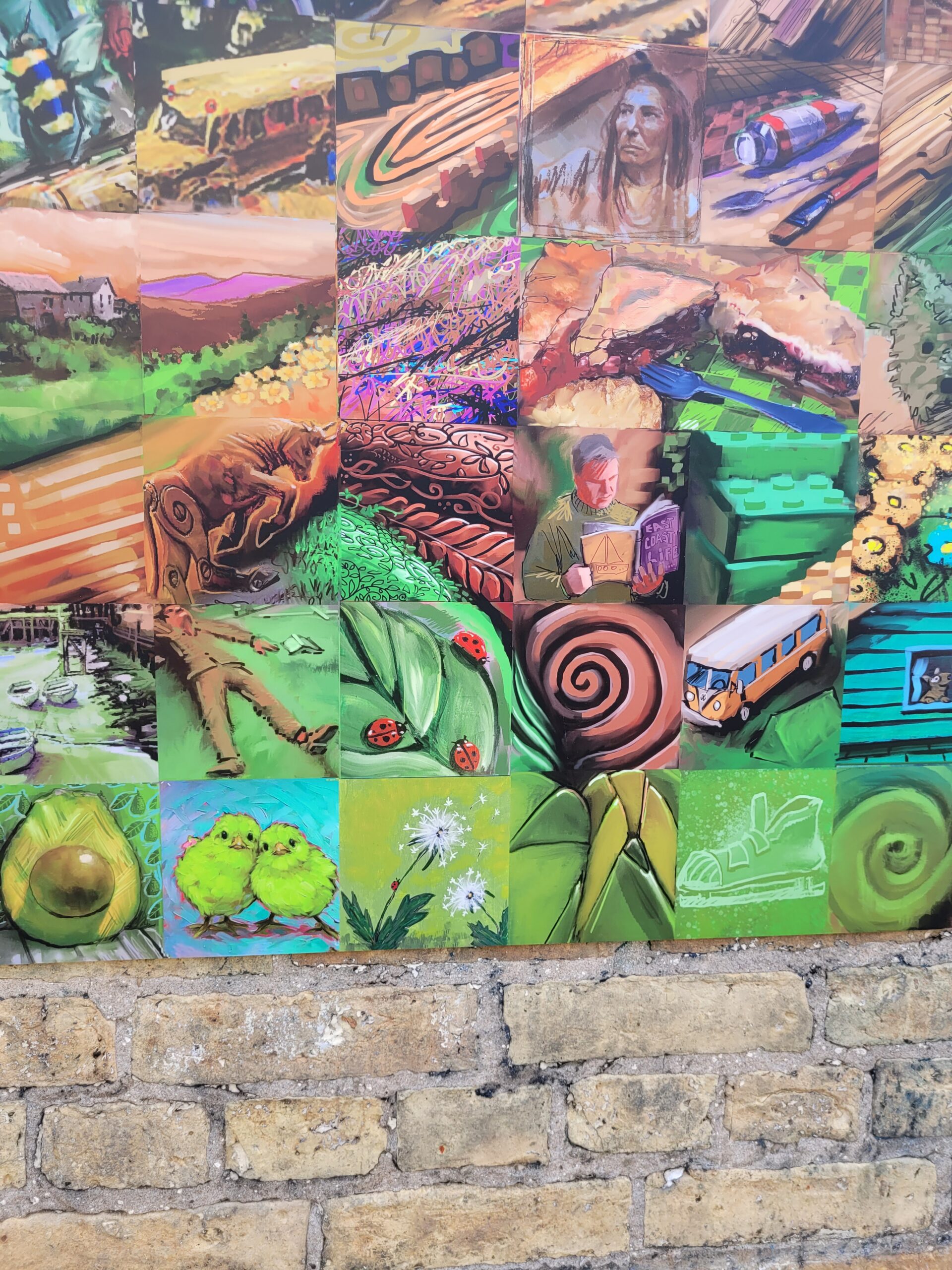 Mural Mosaic detail view 1
