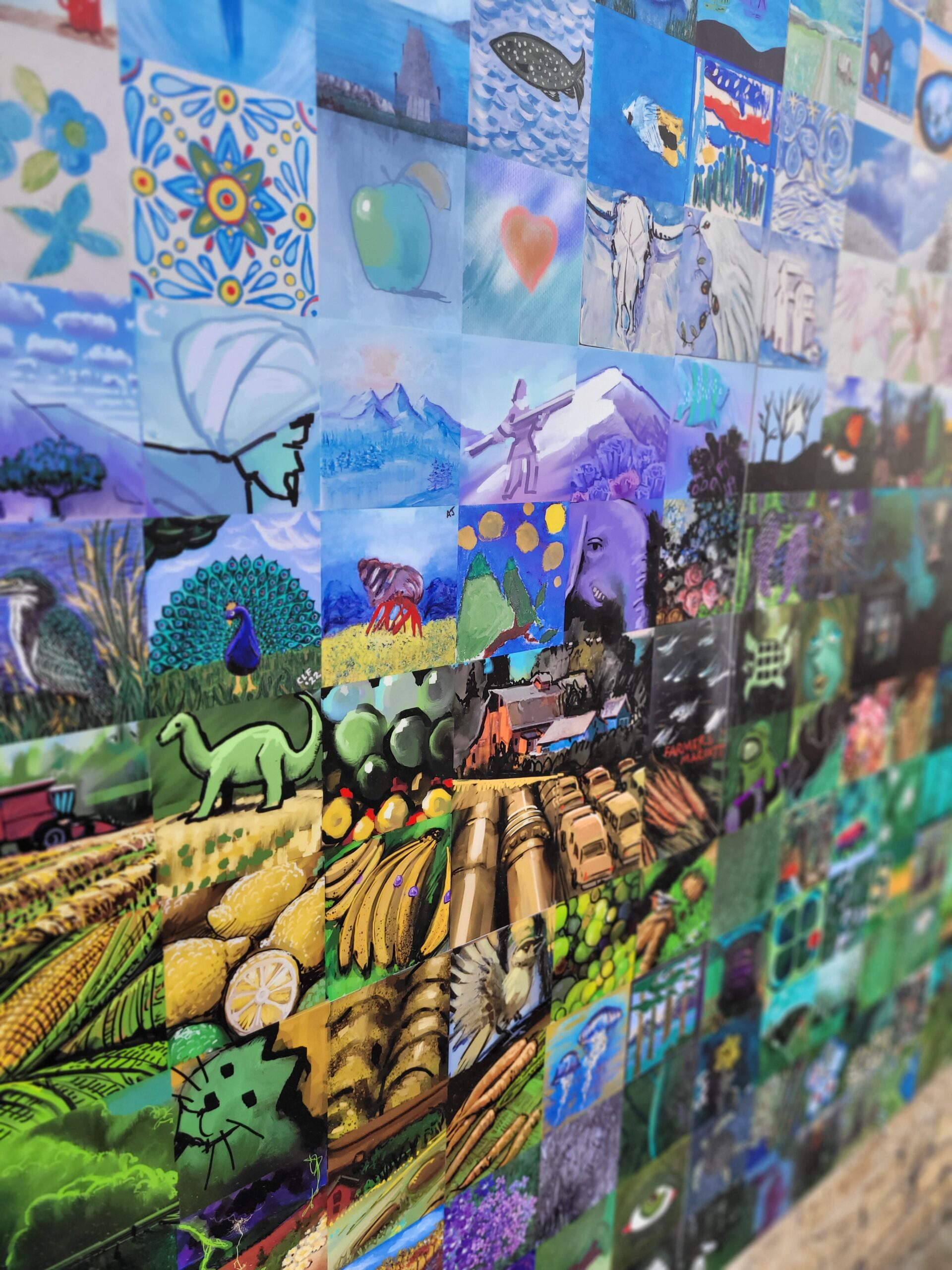 Mural Mosaic detail view 3