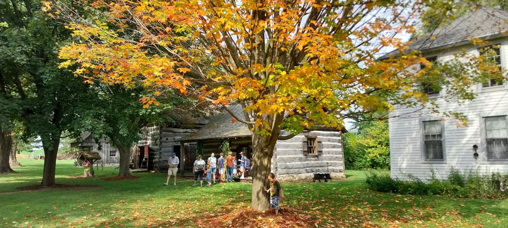 Pioneer Village Autumn at Ozaukee County's Pioneer Village