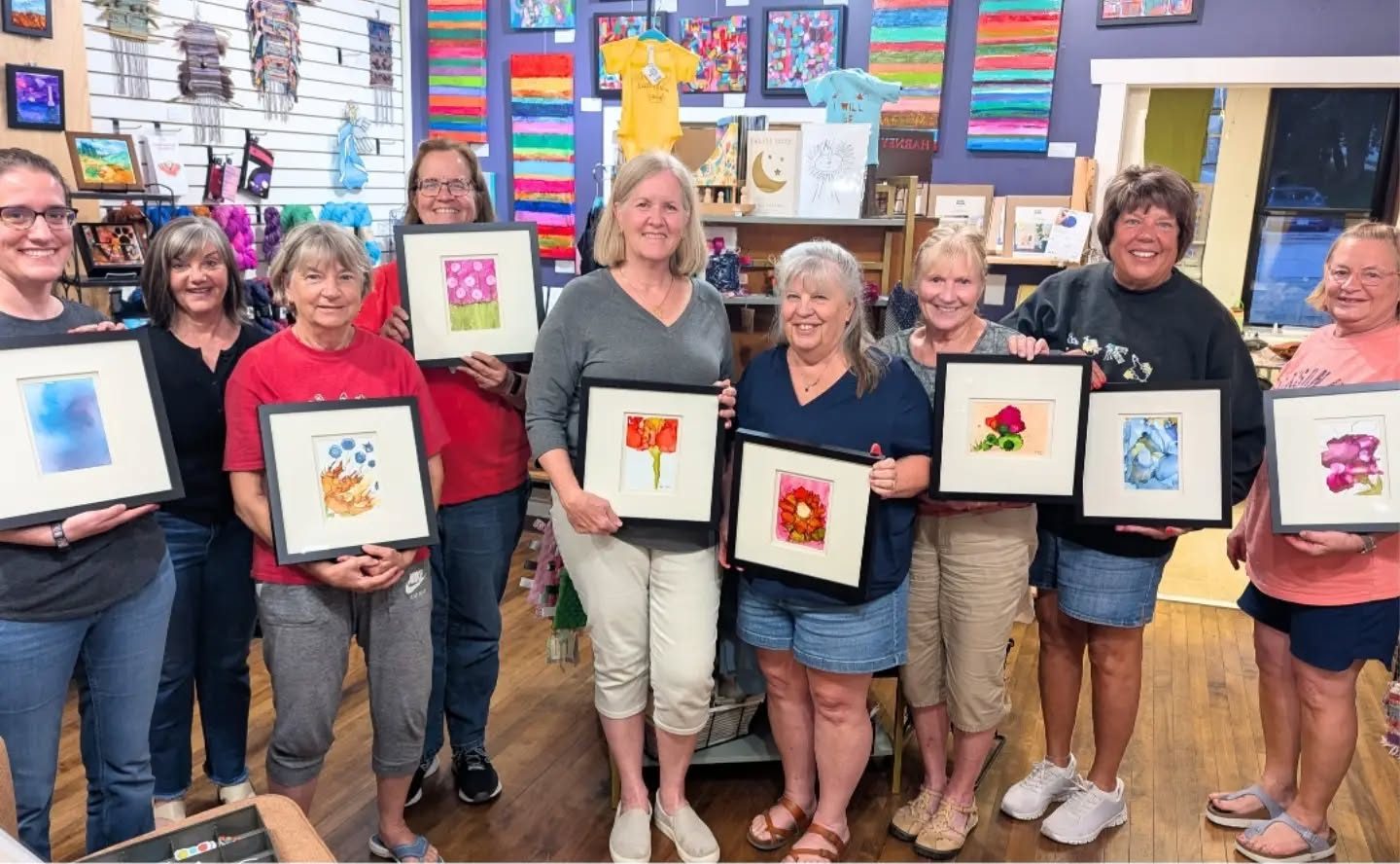 Art class at The Purple Turtle Artisan Collective Art class at The Purple Turtle Artisan Collective