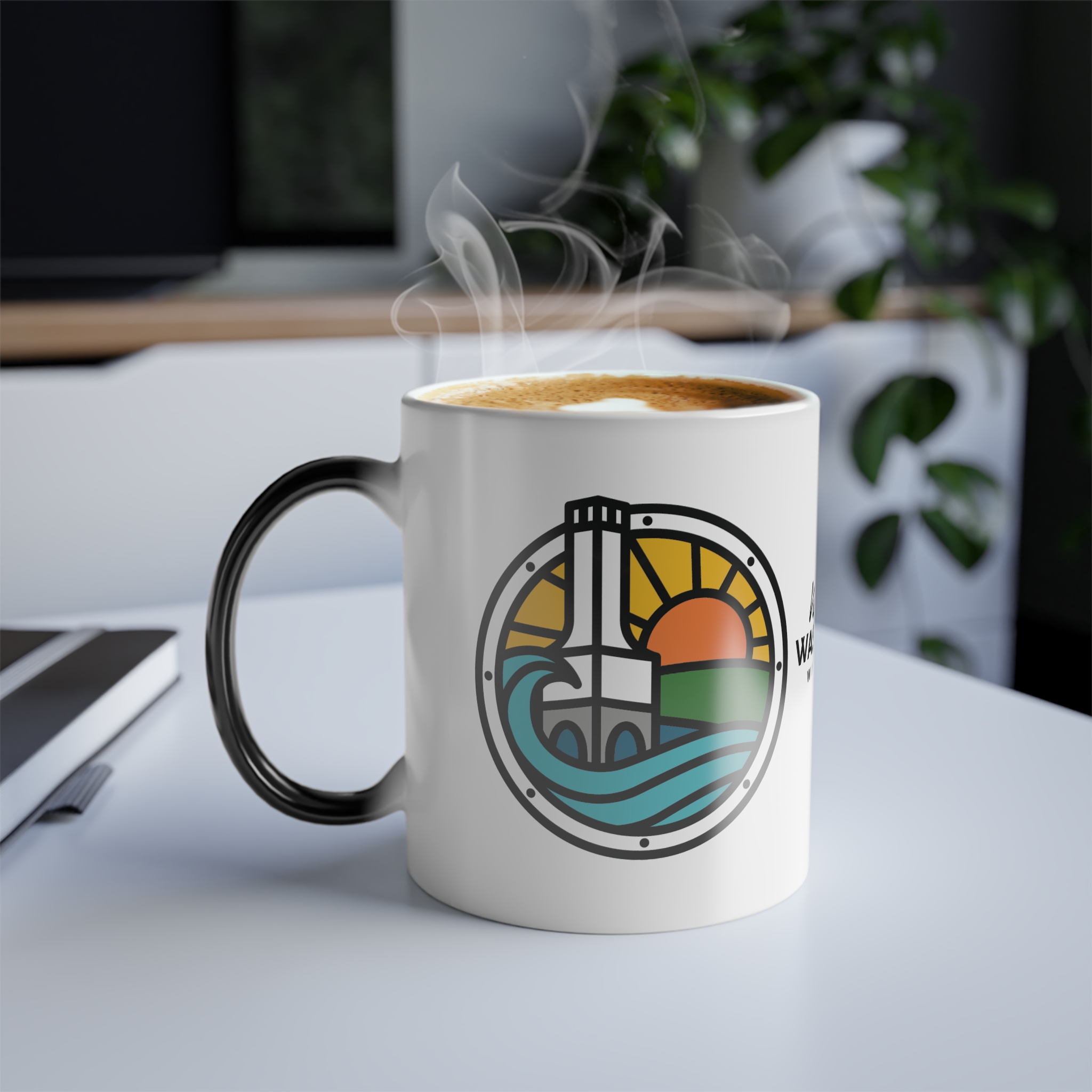 Visit Port Washington Wisconsin Heat-Sensitive Coffee Mug - Image 7