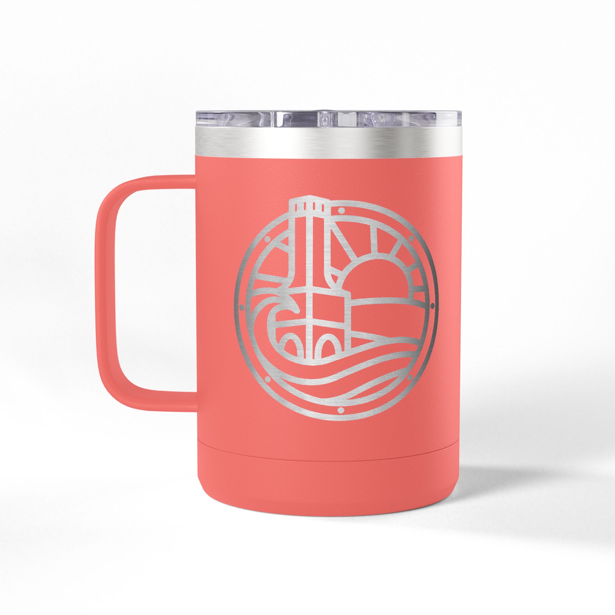 Stainless Steel Etched Insulated Tumbler 15oz - Image 3