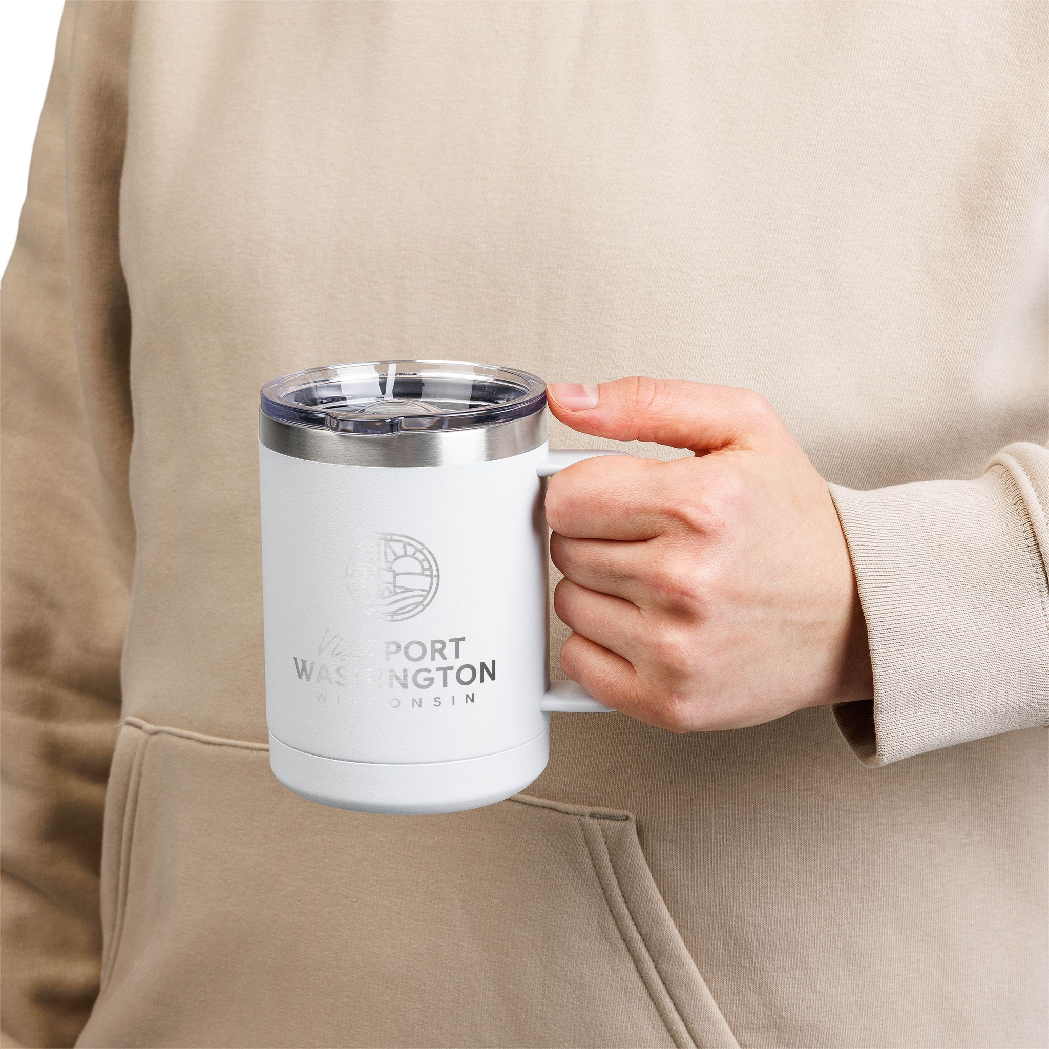 Stainless Steel Etched Insulated Tumbler 15oz - Image 10