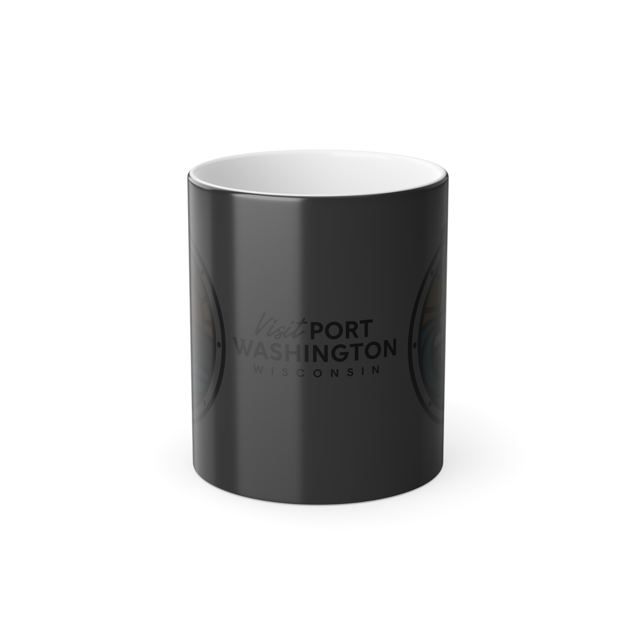 Visit Port Washington Wisconsin Heat-Sensitive Coffee Mug - Image 6
