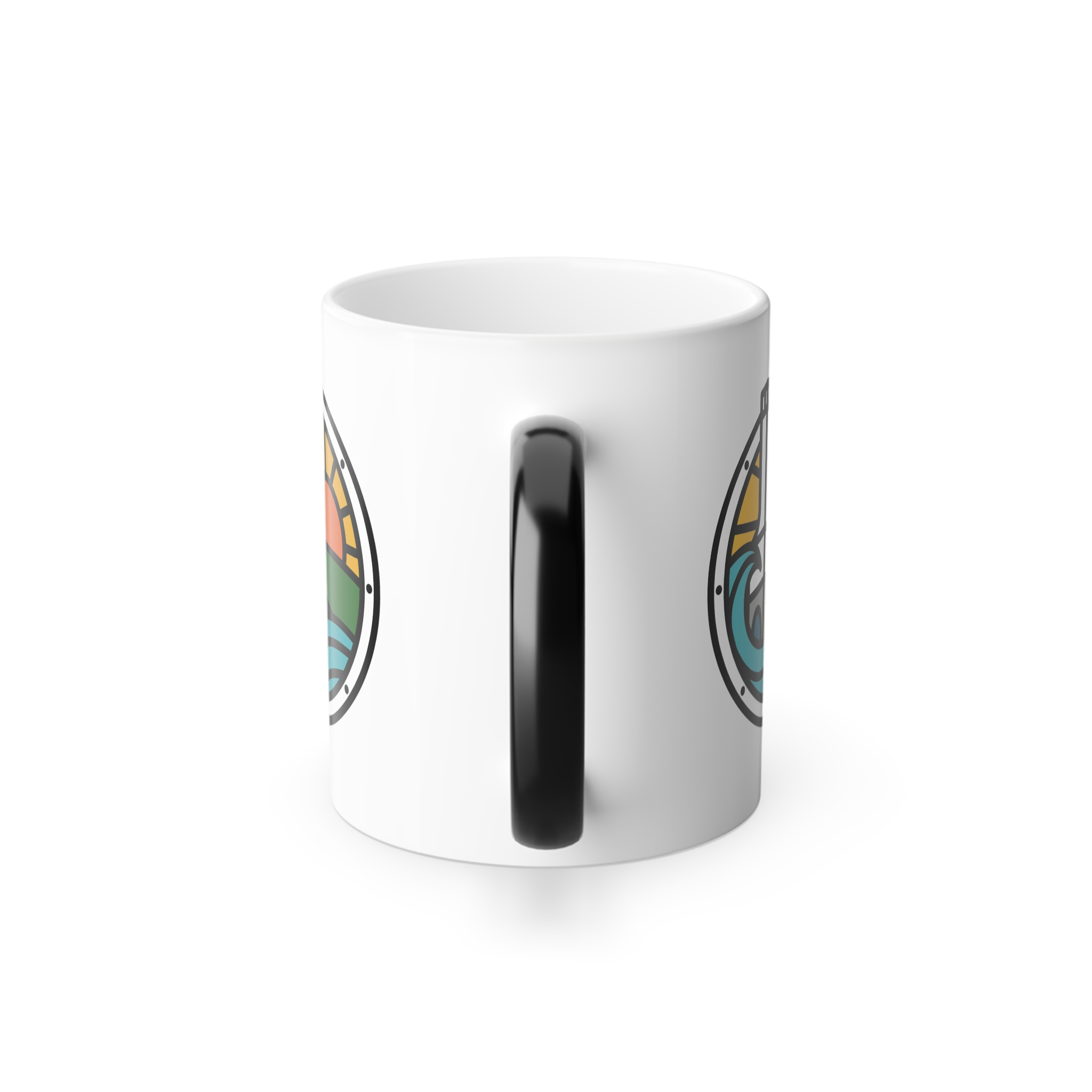 Visit Port Washington Wisconsin Heat-Sensitive Coffee Mug - Image 3